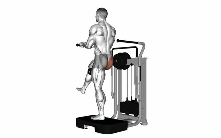 Lever Glute Kick Back