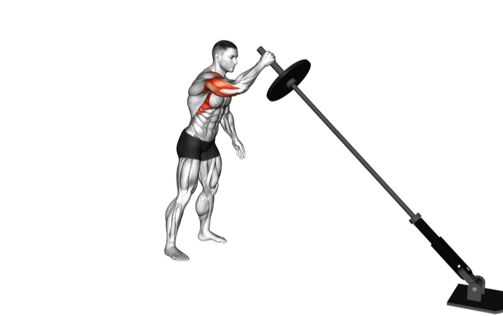 Single Arm Landmine Press