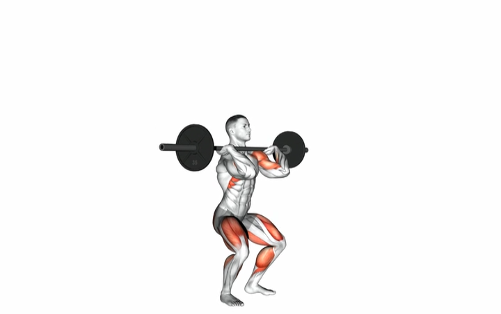 Barbell Push Press Anterior