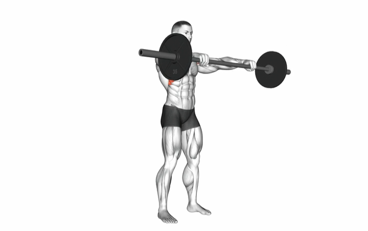 Barbell Front Raise