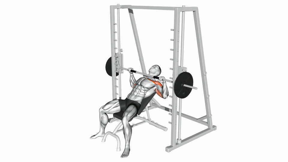 Smith Machine Incline Bench Press