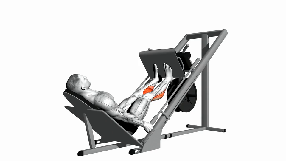 Calf Press On The Leg Press Machine